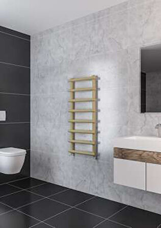 Warma Chios Çelik Dizayn Boyalı Havlupan 500x1150 Pütürlü Antrasit (7946)