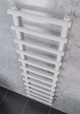 Warma Chios Çelik Dizayn Boyalı Havlupan 600x1750 Pütürlü Beyaz (RAL 9016)