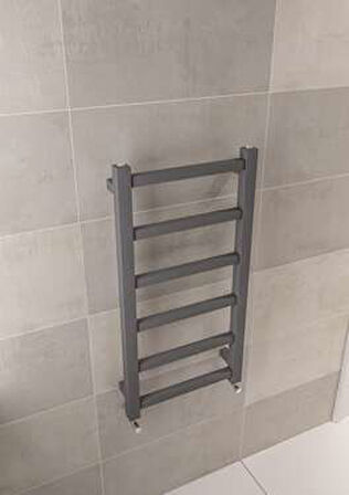 Warma Belinda Çelik Dizayn Boyalı Havlupan 450x900 Pütürlü Beyaz (RAL 9016)