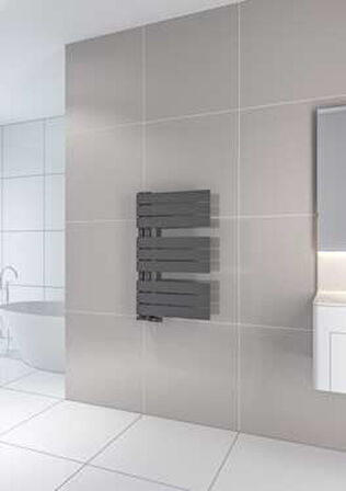 Warma Mastika Çelik Dizayn Havlupan 500x800 Pütürlü Beyaz (RAL 9016)