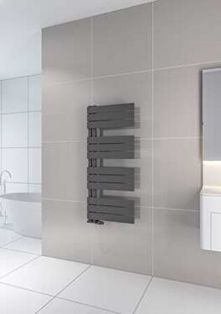 Warma Mastika Çelik Dizayn Havlupan 600x1150 Pütürlü Beyaz (RAL 9016)