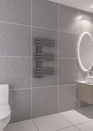 Warma Elche Çelik Dizayn Boyalı Havlupan 600x800 Pütürlü Beyaz (RAL 9016)