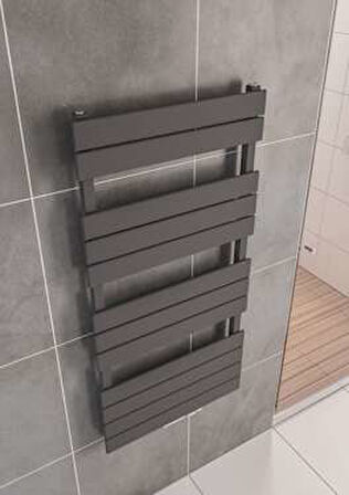 Warma Smyrna Çelik Dizayn Havlupan 500x1200 Pütürlü Beyaz (RAL 9016)