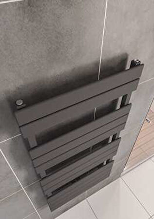 Warma Smyrna Çelik Dizayn Havlupan 500x1200 Pütürlü Beyaz (RAL 9016)