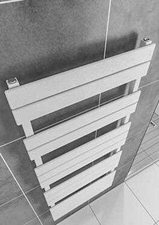 Warma Smyrna Çelik Dizayn Havlupan 500x1400 Beyaz (RAL 9016 Gloss 80)