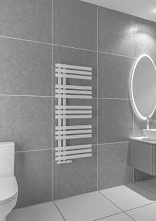 Warma Elche Çelik Dizayn Boyalı Havlupan 600x1200 Pütürlü Beyaz (RAL 9016)