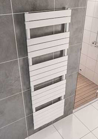 Warma Smyrna Çelik Dizayn Havlupan 500x1800 Pütürlü Beyaz (RAL 9016)