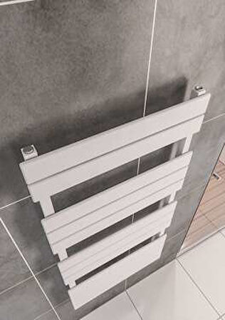 Warma Smyrna Çelik Dizayn Havlupan 600x1200 Pütürlü Beyaz (RAL 9016)