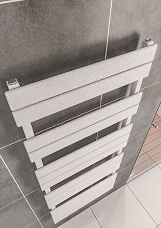 Warma Smyrna Çelik Dizayn Havlupan 600x1400 Pütürlü Beyaz (RAL 9016)