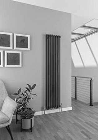 Warma Focha Dikey Çelik Radyatör 410x1800 Beyaz (RAL 9016 Gloss 80)