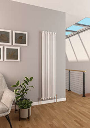 Warma Focha Dikey Çelik Radyatör 410x1800 Beyaz (RAL 9016 Gloss 80)