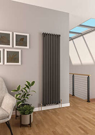 Warma Focha Dikey Çelik Radyatör 510x1800 Beyaz (RAL 9016 Gloss 80)