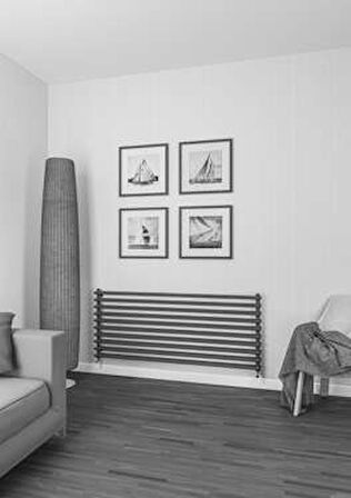 Warma Focha Yatay Çelik Radyatör 1200x600 Pütürlü Beyaz (RAL 9016)