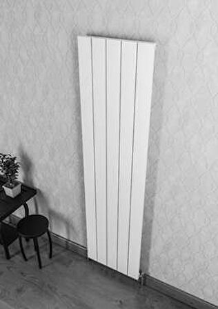 Warma Drama Dikey Alüminyum Radyatör 470x1800 Pütürlü Antrasit (7946)