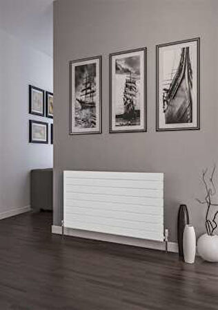 Warma Teos Yatay Çelik Radyatör 1000x595 Beyaz (RAL 9016 Gloss 80)