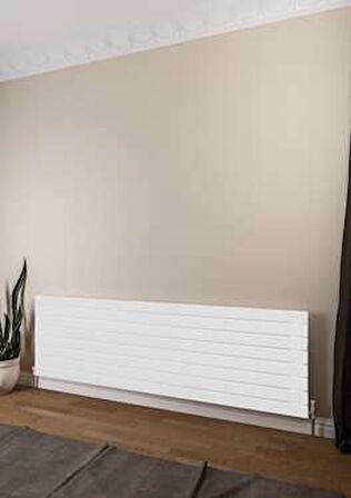 Warma Teos Yatay Çelik Radyatör 1800x595 Beyaz (RAL 9016 Gloss 80)