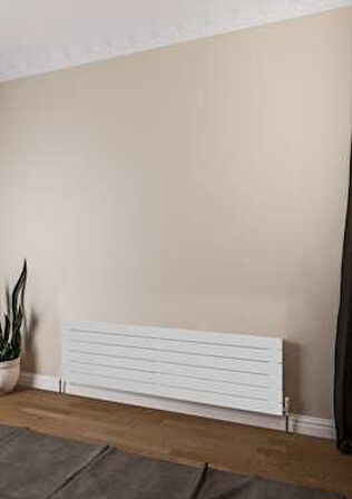 Warma Teos Yatay Çelik Radyatör 1600x445 Pütürlü Antrasit (7946)