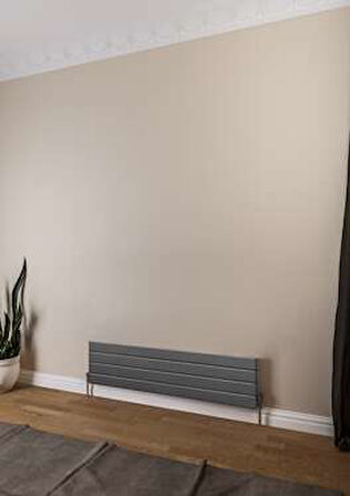 Warma Teos Yatay Çelik Radyatör 1000x295 Pütürlü Beyaz (RAL 9016)