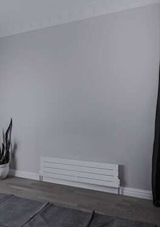 Warma Teos Yatay Çelik Radyatör 1000x295 Beyaz (RAL 9016 Gloss 80)