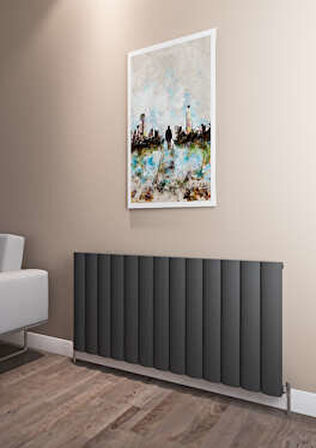 Warma Kavala Yatay Alüminyum Radyatör 1230x600 Pütürlü Antrasit (7946)