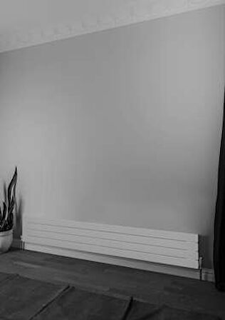 Warma Teos Yatay Çelik Radyatör 1800x295 Beyaz (RAL 9016 Gloss 80)