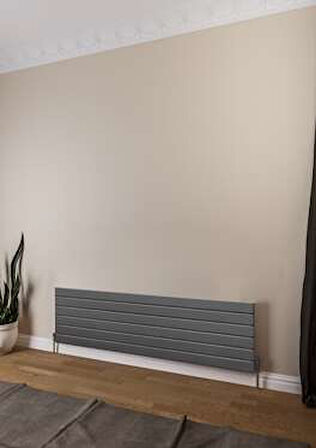Warma Teos Yatay Çelik Radyatör 1400x445 Beyaz (RAL 9016 Gloss 80)