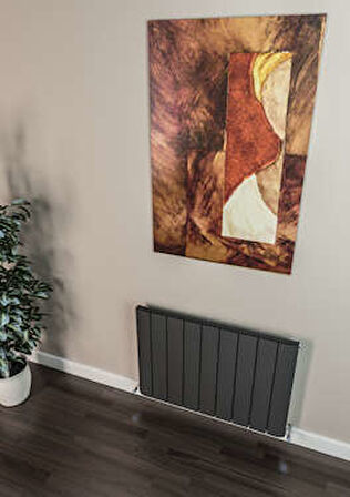 Warma Selanik Yatay Alüminyum Radyatör 850x600 Pütürlü Beyaz (RAL 9016)