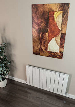 Warma Selanik Yatay Alüminyum Radyatör 1040x600 Pütürlü Beyaz (RAL 9016)