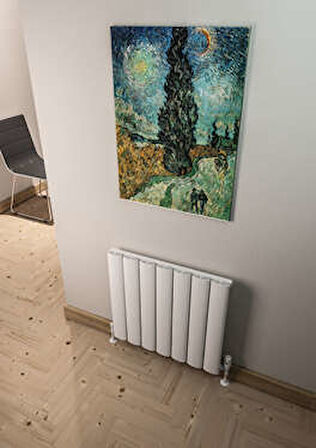 Warma Serez Yatay Alüminyum Radyatör 660x600 Pütürlü Antrasit (7946)