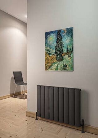 Warma Serez Yatay Alüminyum Radyatör 850x600 Pütürlü Beyaz (RAL 9016)