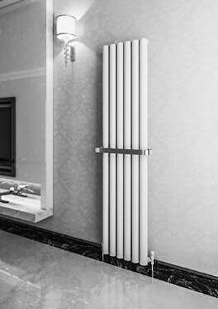 Warma Ula Dikey Alüminyum Radyatör 415x1800 Pütürlü Beyaz (RAL 9016)