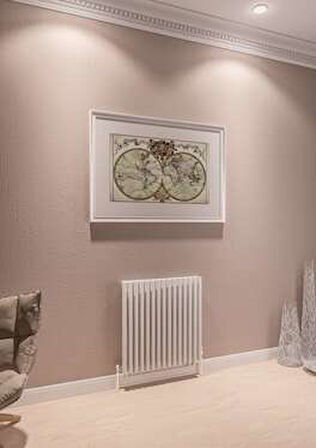 Warma Diva Yatay Çelik Radyatör 580x600 Pütürlü Beyaz (RAL 9016)