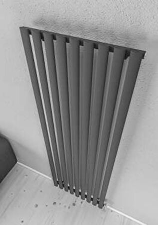Warma Palesa Dikey Çelik Radyatör 630x1800 Pütürlü Antrasit (7946)