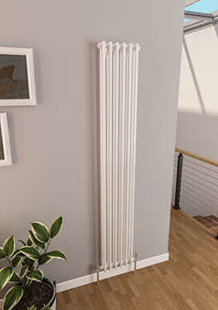 Warma Focha Dikey Çelik Radyatör 310x1800 Beyaz (RAL 9016 Gloss 80)