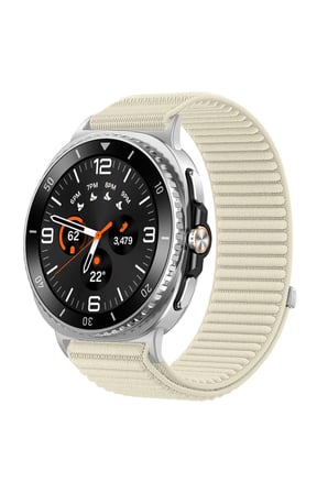 Samsung Galaxy Watch 8 / Watch 9 – 40 mm / 44 mm / Classic 46mm Uyumlu Spor Tırtıklı Hasır Kordon