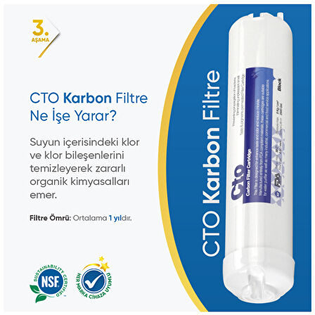 İnline Su Arıtma Filtresi 5'li Takım