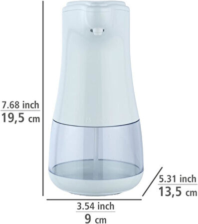 GBMOTİON Otomatik Sensörlü Sıvı Sabunluk, Dzenfektan Temassız, Bataryalı, 360 ml