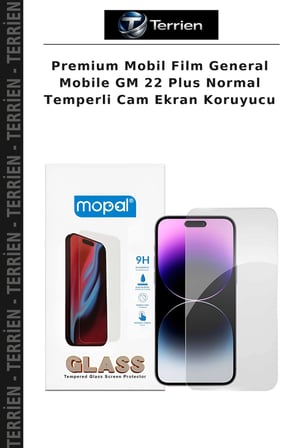Premium Mobil Film General Mobile GM 22 Plus Normal Temperli Cam Ekran Koruyucu
