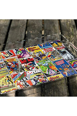 Justice League Pleksi Tepsi - 40x24 cm (Warner Bros Lisanslı Üründür)