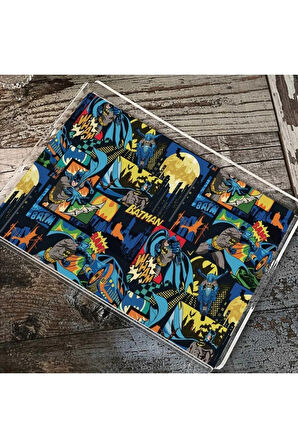 The Batman Pleksi Tepsi - 40x24 cm (Warner Bros Lisanslı Üründür)