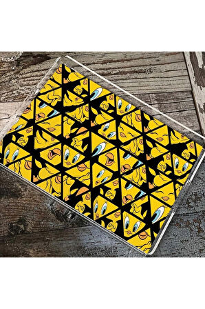 Tweety Face Pleksi Tepsi - 40x24 cm (Warner Bros Lisanslı Üründür)