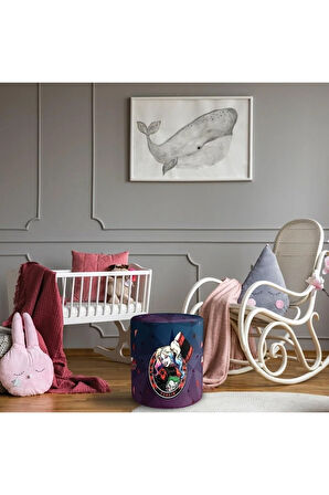 Harley Quinn Puf Warner Bros Lisanslı Ürün Süet Kumaş Uluslararası Solmama Sertifikası