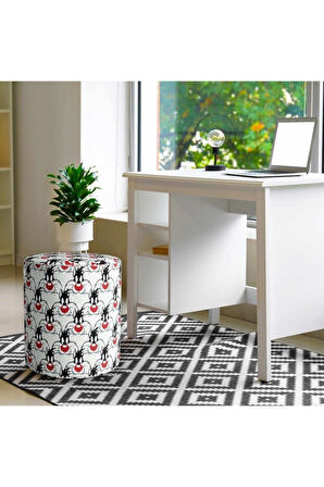 The Sylvester Puf (Warner Bros Lisanslı Ürün, Süet Kumaş, Uluslararası Solmama Sertifikası)