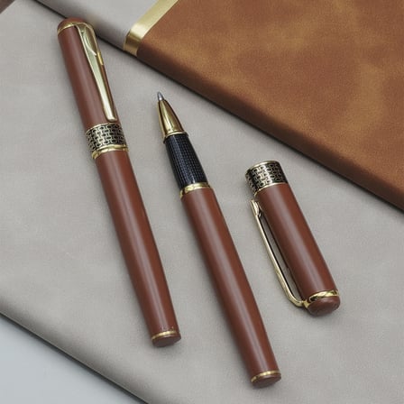 Özel Seri Özel Hediye Kullanışlı Set Öğretmenler Günü Hediyesi Kutulu Deri Defter Kalem Seti