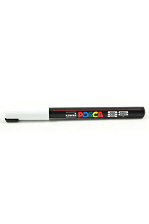 Posca PC-1M Boya Sanatı Markör Kalemi (1 Adet Siyah + 1 Adet Beyaz)