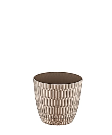 Delux Serisi Desenli Saksı 0,75 Lt No 1 Bahçe Çiçeklik Mini