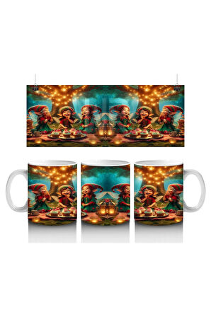 Çocuklara Sütü Sevdiren Peri Ormanı Kutlaması Kupa Bardak