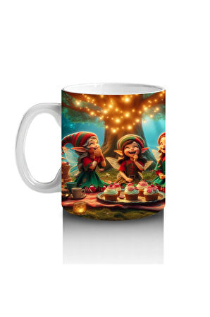 Çocuklara Sütü Sevdiren Peri Ormanı Kutlaması Kupa Bardak