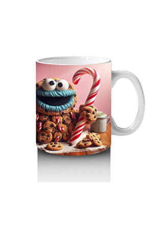 Çocuklara Sütü Sevdiren Kurabiye Canavarı Şenliği Kupa Bardak