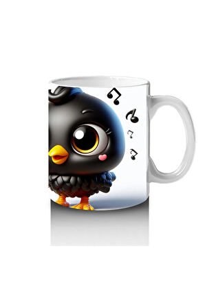 Çocuklara Sütü Sevdiren Tüylü Bulut Topu Kupa Bardak